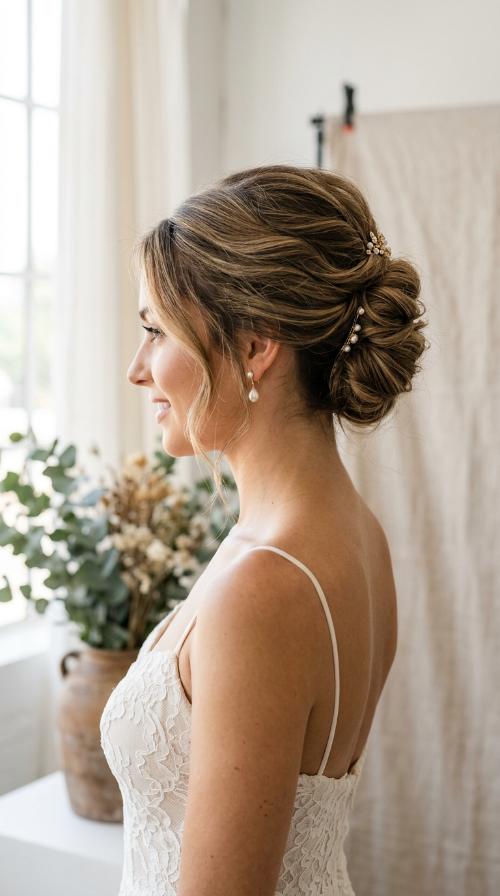 French Twist with Modern Volume