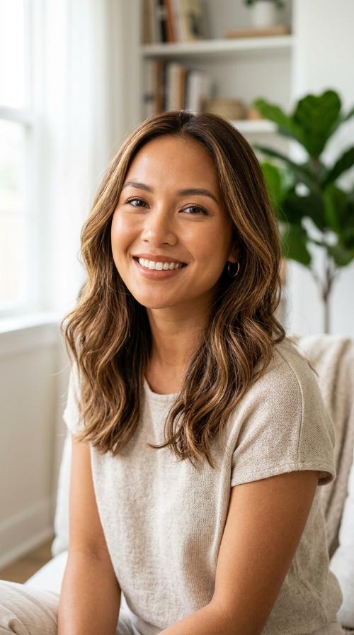 Golden Bronze Highlights for Warm Skin Tones