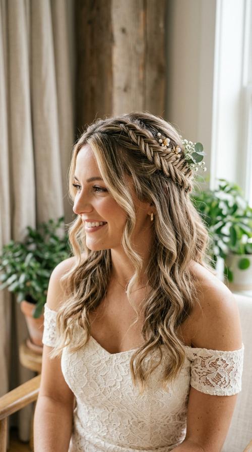 Half-Up Boho Braids