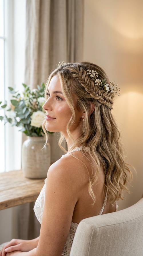 Half-Up Boho Braids