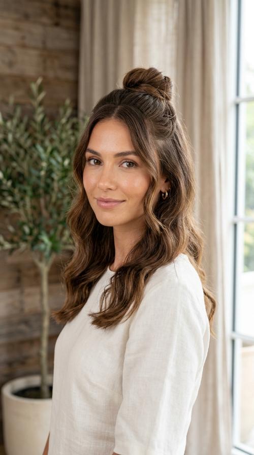 Half-Up Top Knot