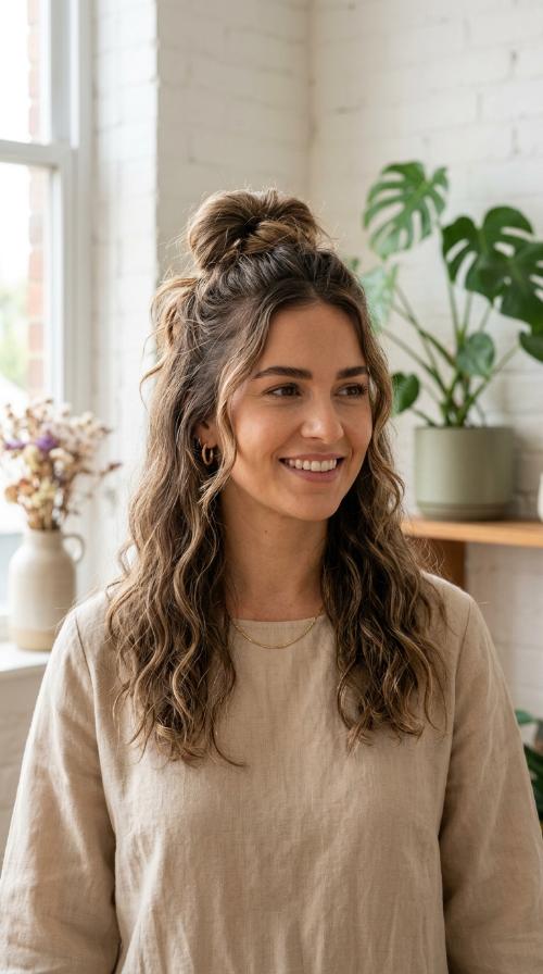Half-Up Top Knot