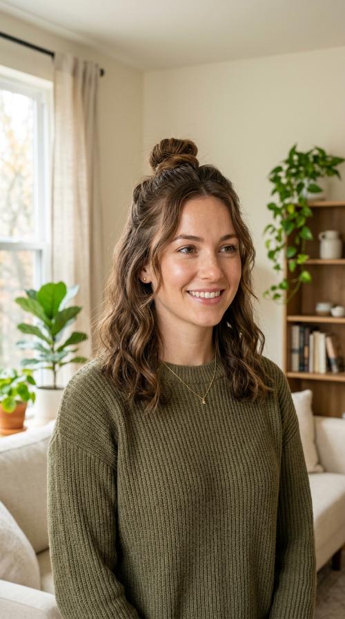 Half-Up Top Knot