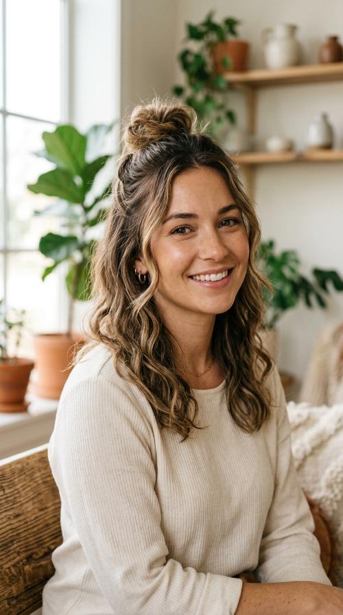 Half-Up Top Knot