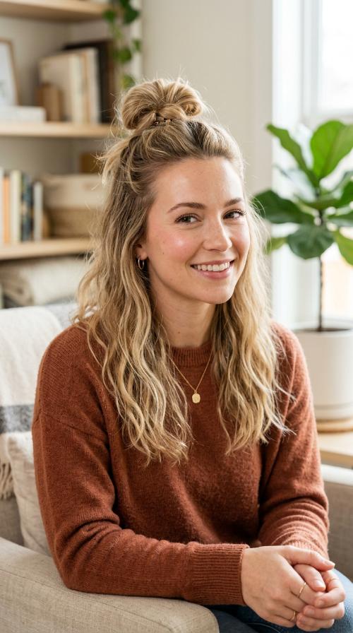 Half-Up Top Knot