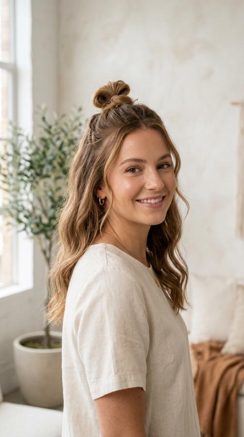 Half-Up Top Knot