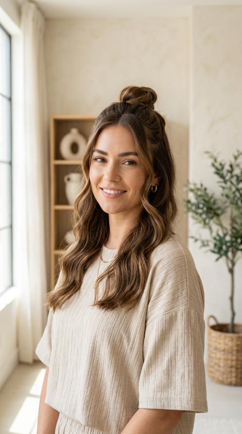 Half-Up Top Knot