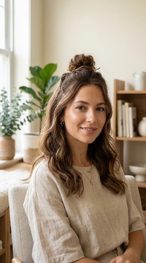 Half-Up Top Knot