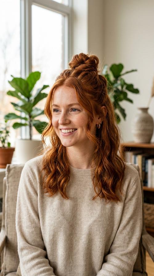 Half-Up Top Knot