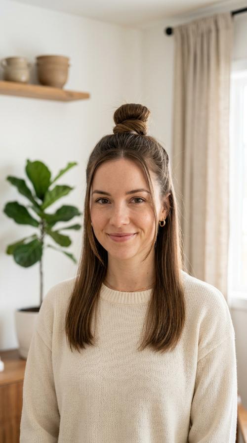 Half-Up Top Knot