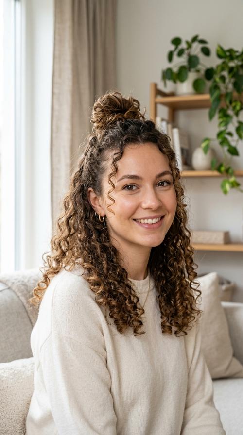 Half-Up Top Knot