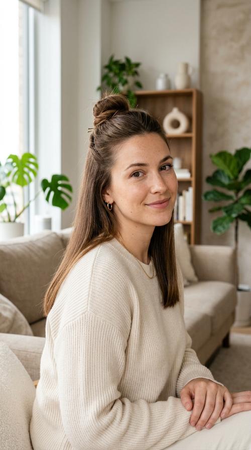 Half-Up Top Knot
