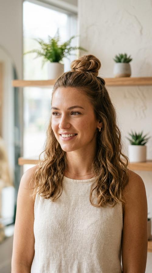 Half-Up Top Knot