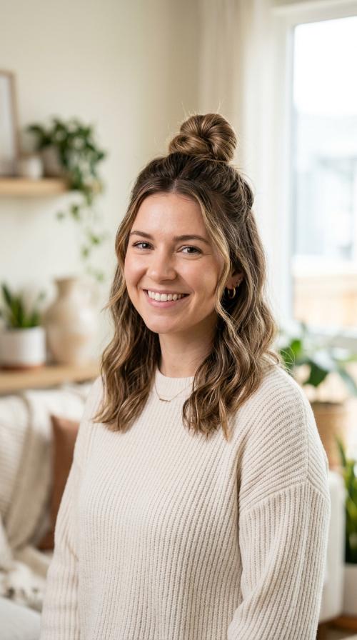 Half-Up Top Knot