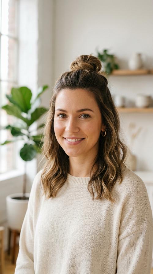 Half-Up Top Knot