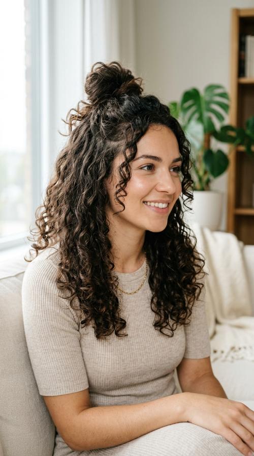 Half-Up Top Knot