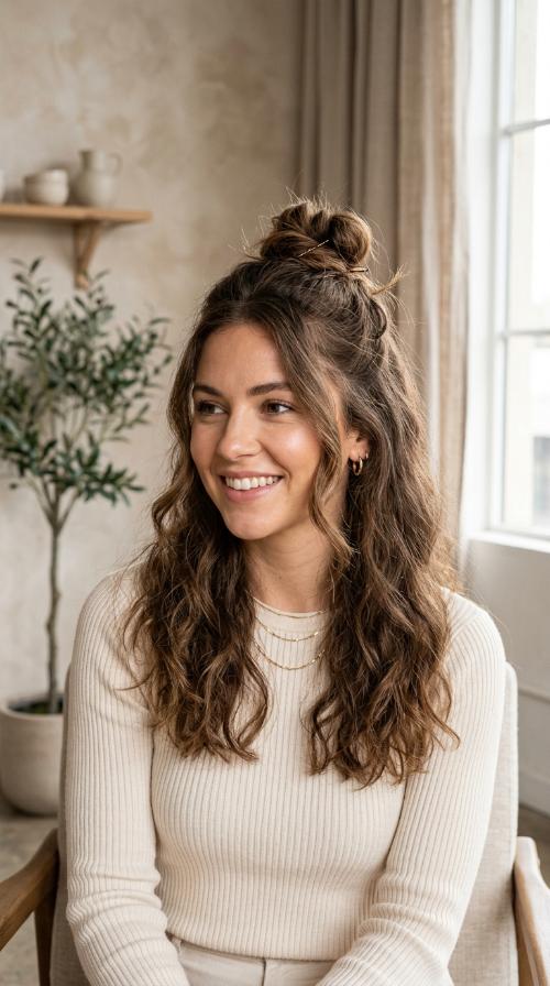 Half-Up Top Knot