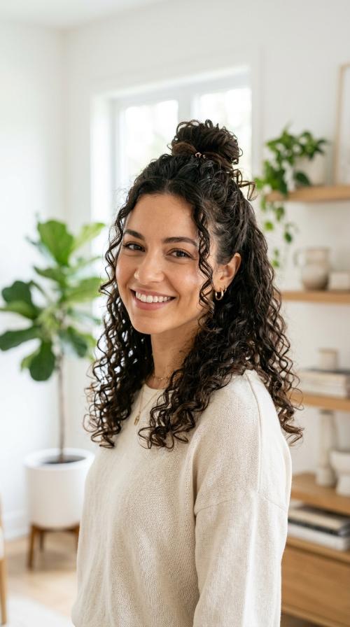 Half-Up Top Knot