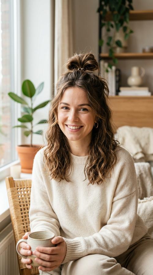 Half-Up Top Knot