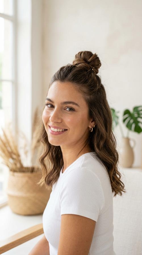 Half-Up Top Knot