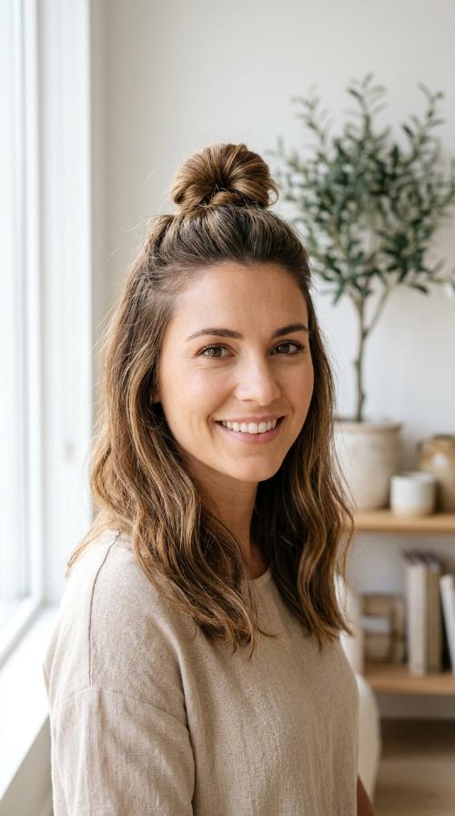 Half-Up Top Knot
