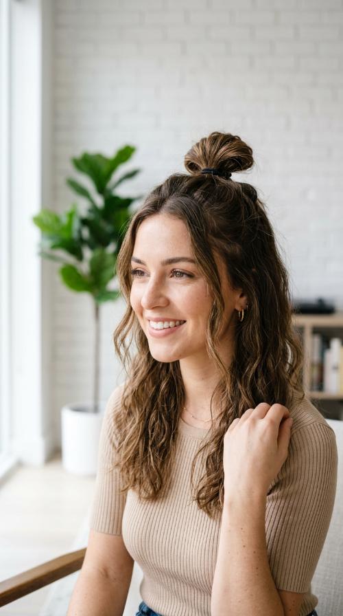 Half-Up Top Knot
