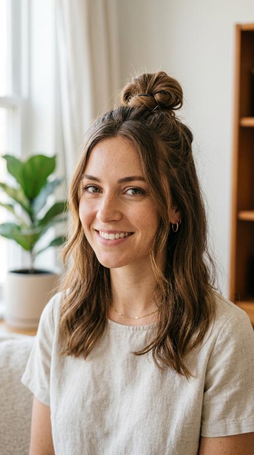Half-Up Top Knot