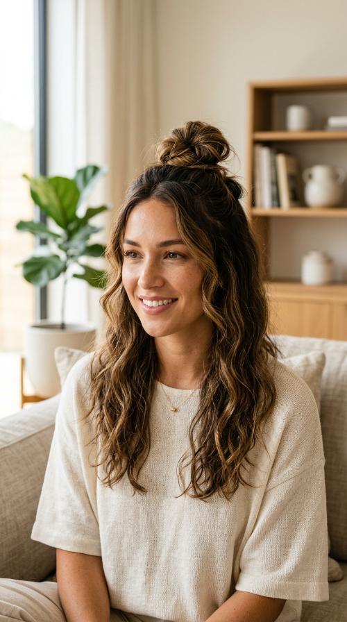 Half-Up Top Knot