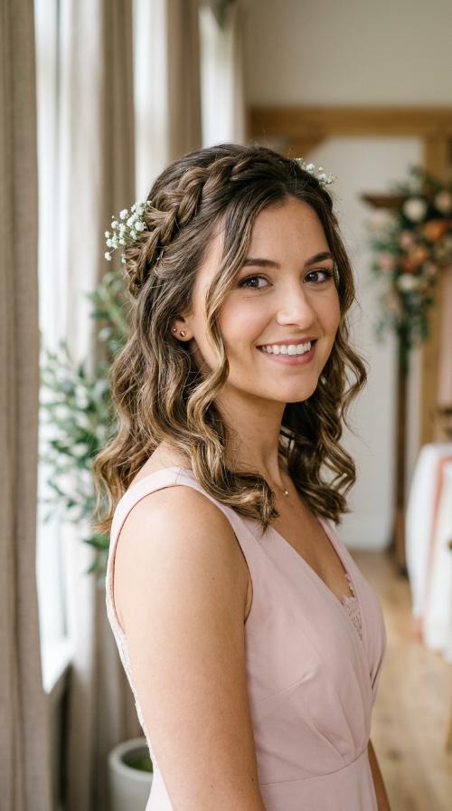 Half-Up Twisted Crown