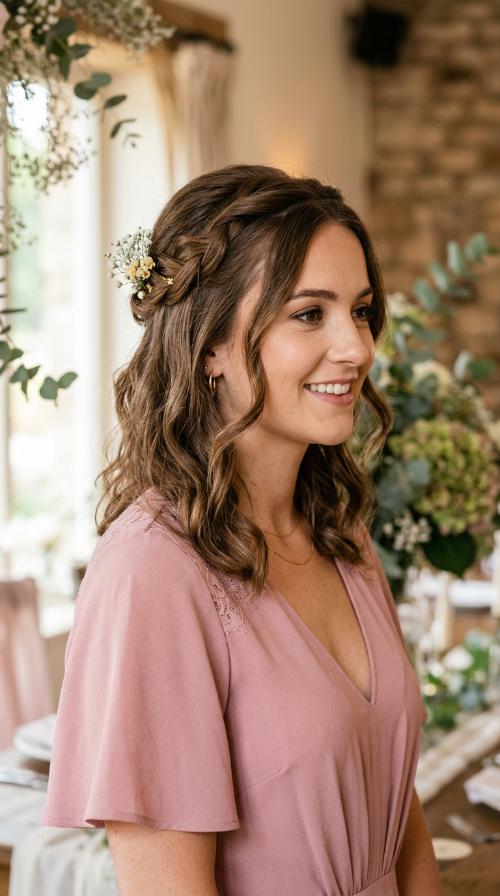 Half-Up Twisted Crown