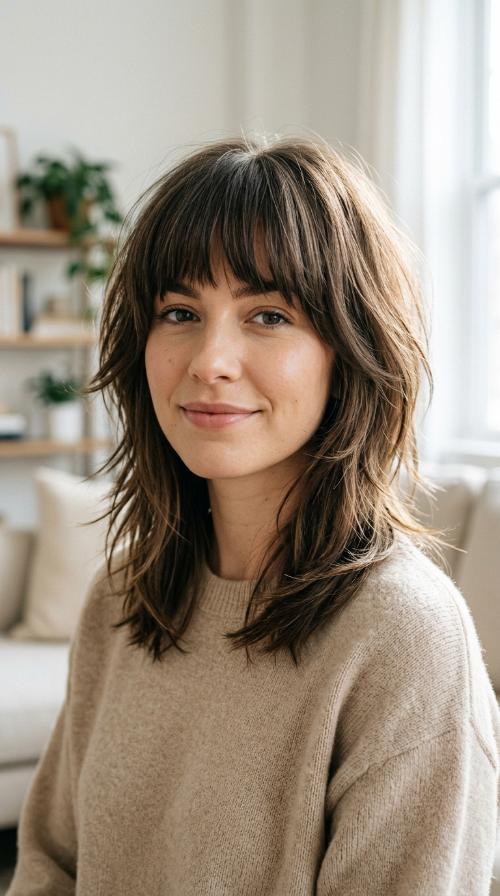 Heavy Fringe with Graduated Layers