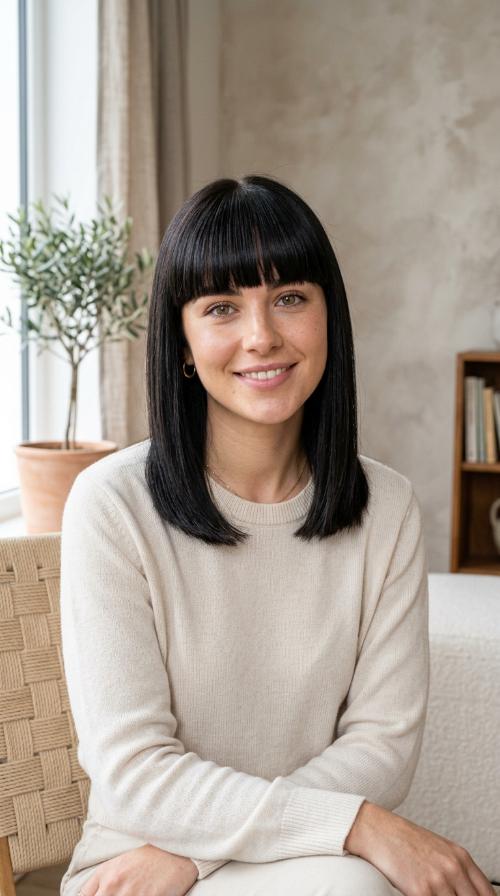 Heavy Fringe with Sharp Ends
