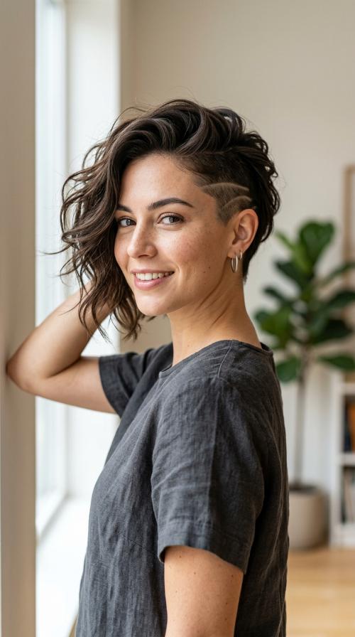 Hidden Undercut with Texture