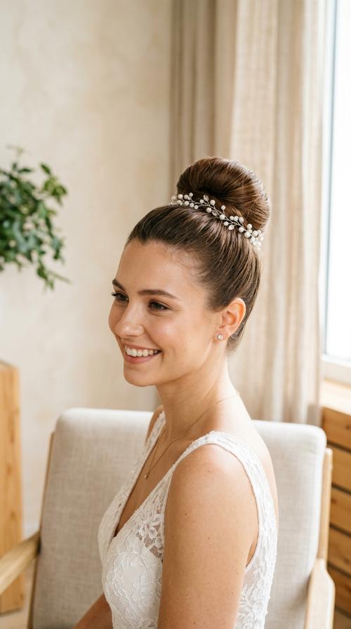High Ballerina Bun