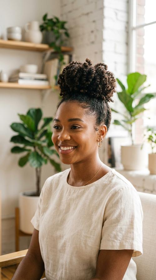 High Pineapple Updo