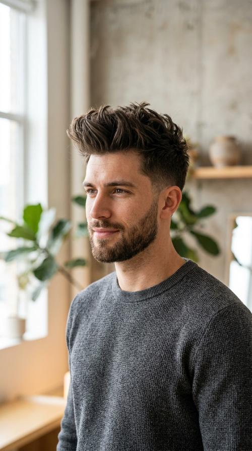 High-Volume Faux Hawk