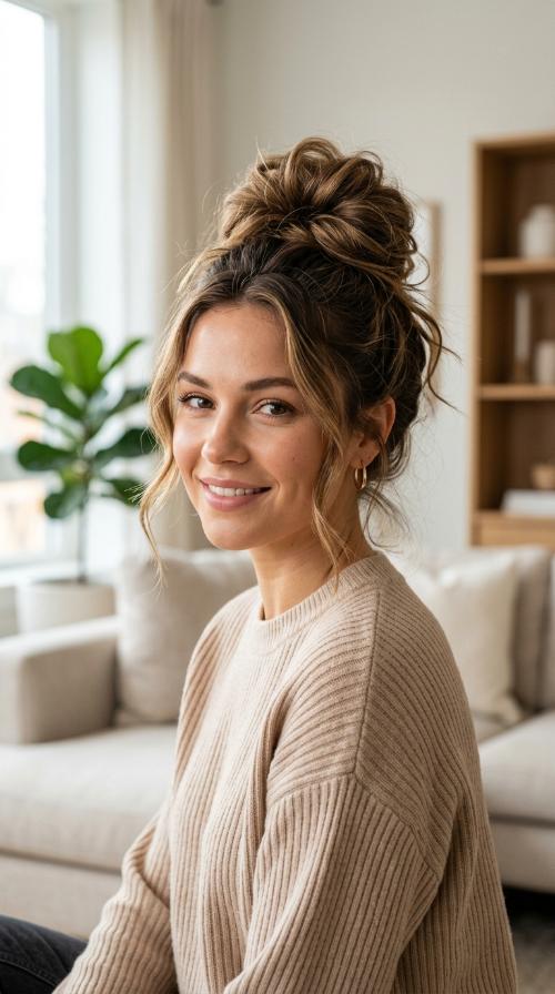 High Volume Messy Bun