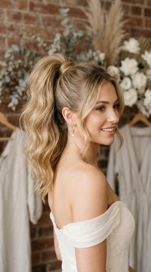 High Voluminous Ponytail