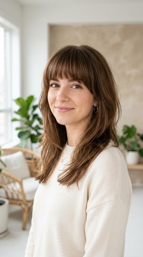 Internal Layers with Blunt Bangs