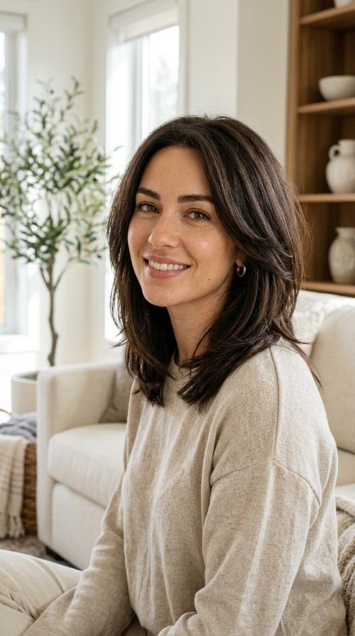 Inverted Layered Mid-Length Cut