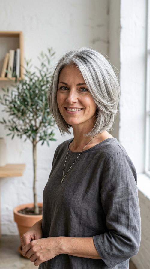 Inverted Layered Silver Bob