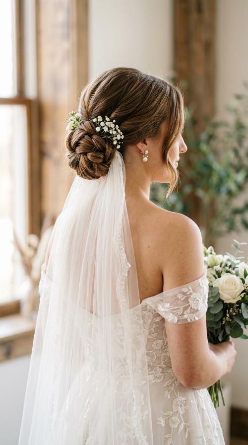 Knotted Low Bun