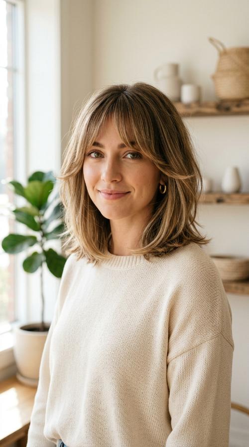 Layered Lob with Bottleneck Bangs