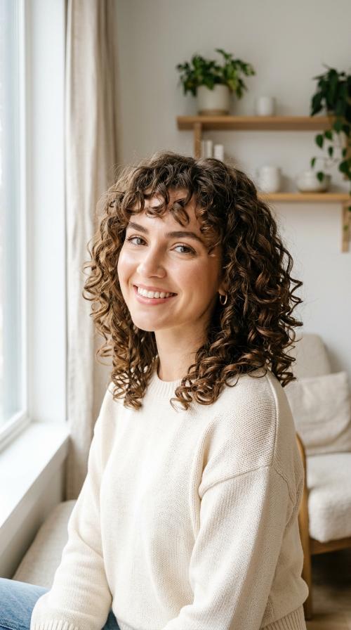 Layered Lob with Defined Ringlets