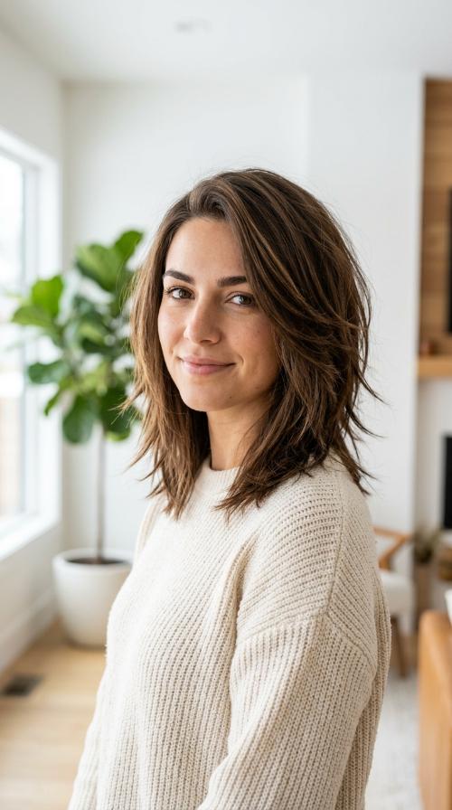 Layered Lob with Razored Ends