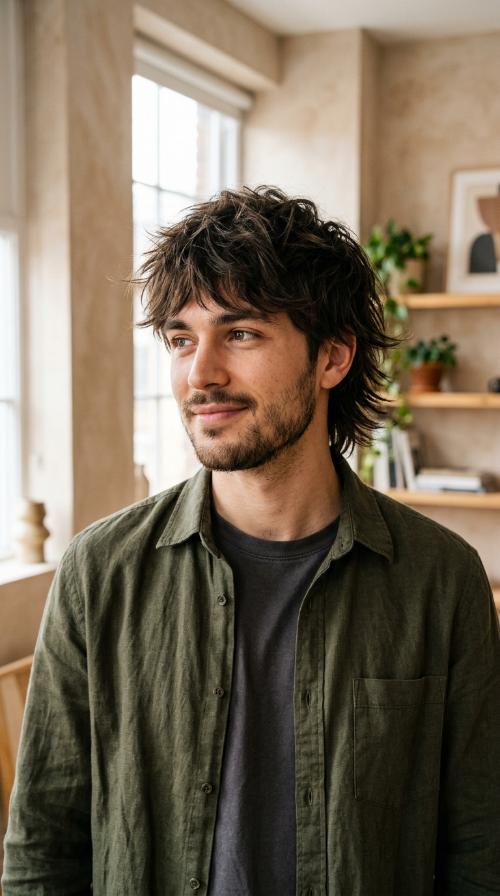 Layered Wolf Cut