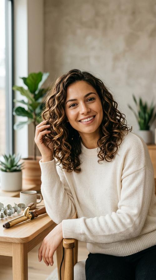Let Curls Cool Completely