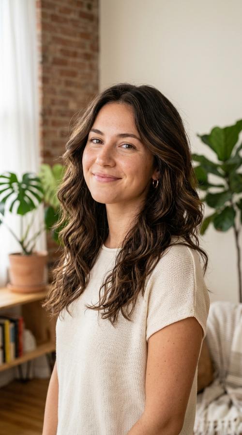 Long Internal Layers for Thick Hair