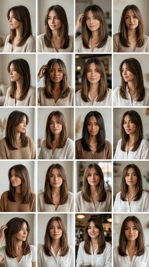 Long Layers with Face-Framing Pieces