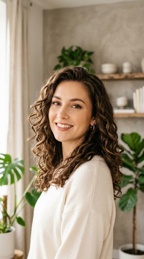 Loose Ribbon Curls